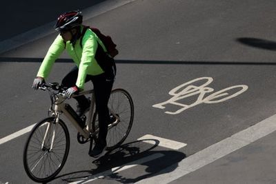 Strava cycling data shows we WFH Monday then on our bikes from Tuesday