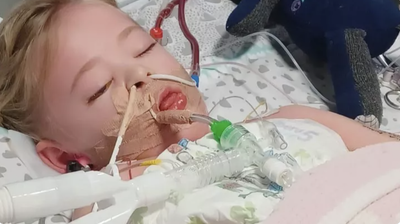 Strep A: Four-year-old Camilla Rose Burns off ventilator but still fighting infection