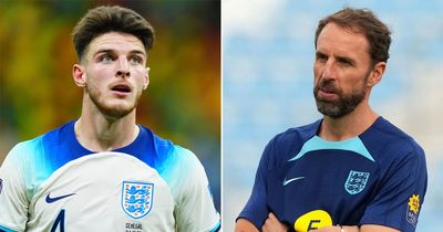 Declan Rice misses England training as Gareth Southgate given World Cup 2022 worry
