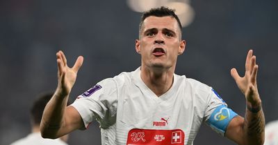 Granit Xhaka's dad hits out at journalist after criticism over "disgraceful" gesture