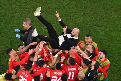 Walid Regragui makes history as Morocco’s run to World Cup quarter-finals sparks wild celebrations