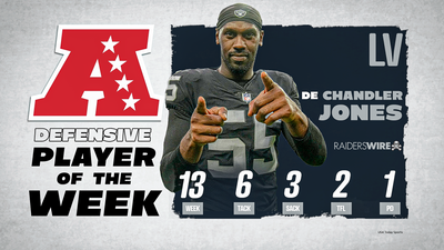 Raiders DE Chandler Jones wins AFC Defensive Player of the Week