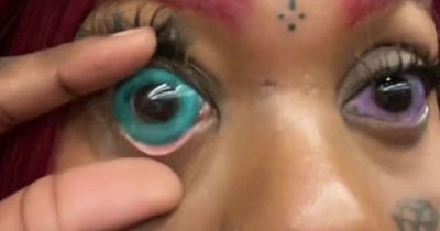 Mum going blind after having eyeballs tattooed admits she should have listened to her daughter’s warnings