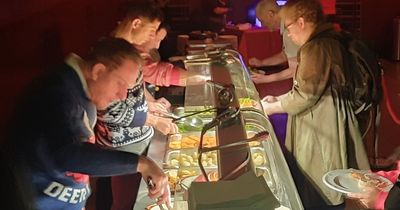 A free Christmas dinner was offered in Swansea to anyone in need and overwhelmed organisers almost ran out of food