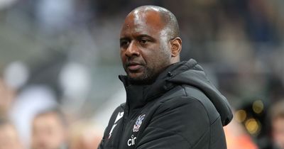 Crystal Palace confirmed 11: Patrick Vieira makes six changes to face Trabzonspor