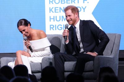 Prince Harry jokes he thought awards ceremony was supposed to be a ‘date night’ with Meghan Markle