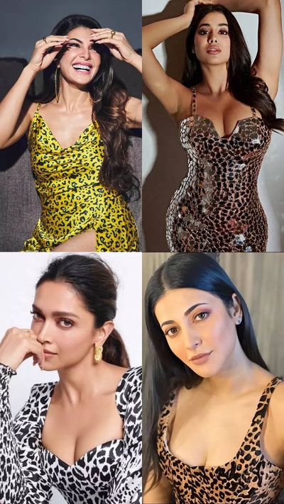 Pooja Hedge to Shruti Haasan, divas who nailed leopard print outfits
