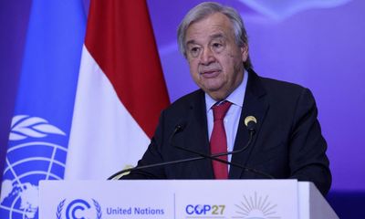 Democratic senators warn UN secretary general of eroding public trust in Cop