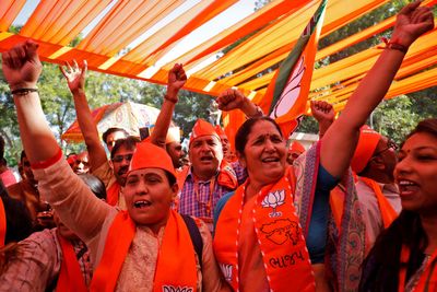 PM Modi's party set for record win in India's Gujarat state election