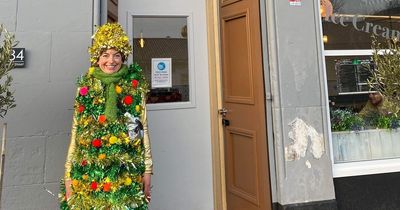 Glasgow viral Christmas tree dancer returns to streets for huge 24 hour challenge