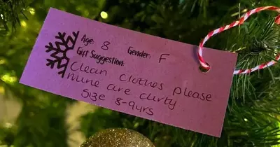 Children's heartbreaking Christmas wishes for 'clean clothes' and 'anything' leave staff at Northumberland pub in tears