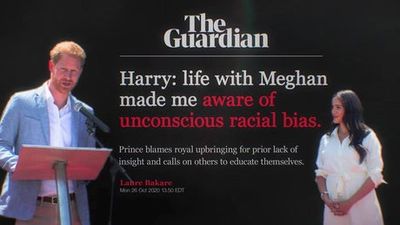 ‘Huge level of unconscious bias’ in royal family says Harry