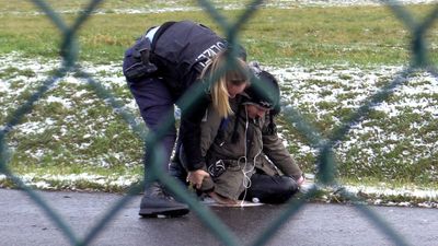 Climate activists stage protests at 2 German airports