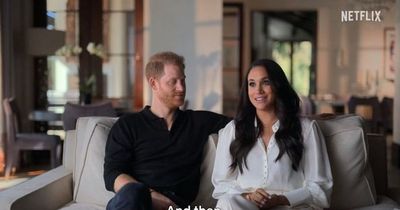 Meghan Markle says 'sorry' to Prince Harry after awkward William confession resurfaces