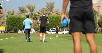 Erling Haaland trains alone as Man City chairman watches session in Abu Dhabi