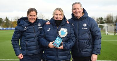 Emma Hayes and assistant Denise Reddy scoop WSL prize as Chelsea continue to set pace
