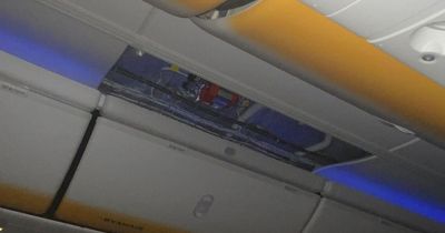 Edinburgh Ryanair passengers startled as part of plane collapses during landing