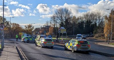 Biker rushed to hospital after Honda motorcycle crashes with car