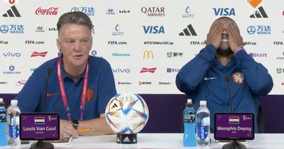 Louis van Gaal's response to harsh Angel di Maria remark leaves Memphis Depay in stitches
