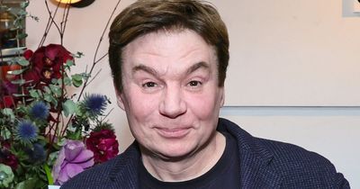 Mike Myers, 59, shows off his very youthful visage at Disney premiere with son Spike
