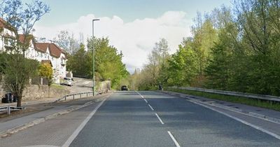 Motorcyclist in hospital and woman arrested after crash in Ebbw Vale which has shut main road