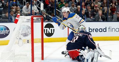 Tage Thompson ties all-time NHL record despite playing for less than six minutes