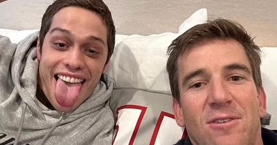 Pete Davidson returns to Instagram with bizarre joint account with NFL star Eli Manning