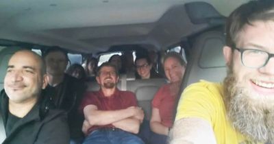 Group of strangers rent van and drive 10 hours together after flight cancelled