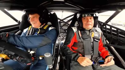 See Ford CEO Jim Farley Scare Jimmy Fallon In Mustang Supercar Hot Lap