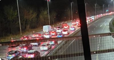 A78 at Eglinton closed due to accident as huge queues build up on Ayrshire road