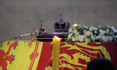 Man who grabbed at flag on Queen’s coffin detained for treatment