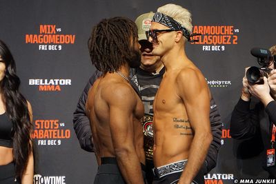 Bellator 289 video: Raufeon Stots, Danny Sabatello get face to face before interim title fight