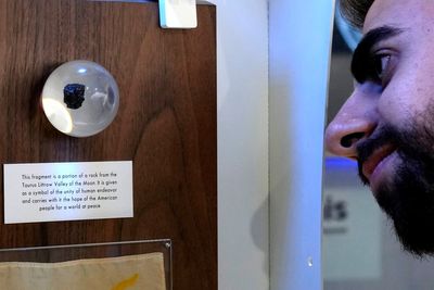 Rare Apollo mission moon rock back in Cyprus after 50 years