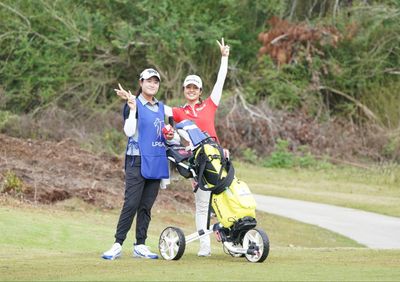 These former Duke Blue Devils once teamed up to win an NCAA title; now they’re working together to earn an LPGA card at Q-Series