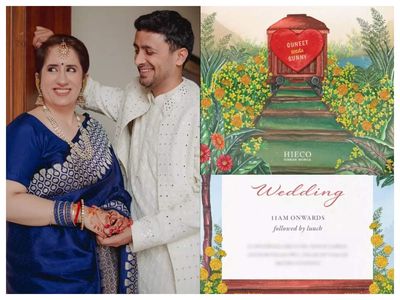 Guneet Monga’s wedding invitation has a connection to Shah Rukh Khan and Kajol starrer ‘Dilwale Dulhania Le Jayenge’ – Take a look!