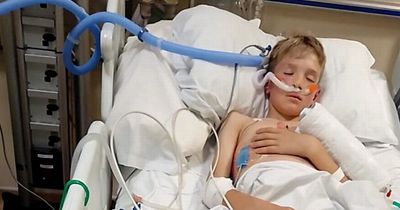 Boy, 11, left fighting for life with Strep A that doctors said was a 'pulled muscle'