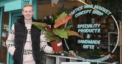 Young Lanarkshire horticulturalist Jordan is just potty about Christmas plants
