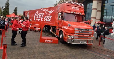 Coca Cola Truck Tour making surprise visit to The Trafford Centre as it returns for a second time this Christmas