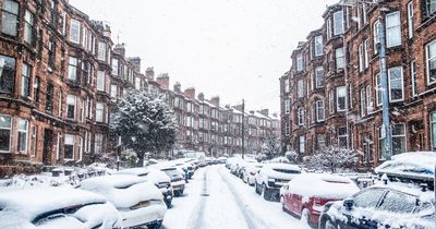 Glasgow snow and ice warning as Met Office issues yellow alert for city this weekend