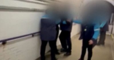 Mum's anger as sons are restrained and cuffed at train station 'for going to school'