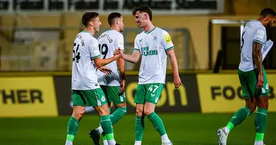Newcastle United teenager Dylan Stephenson buzzing after first goal and winners medal
