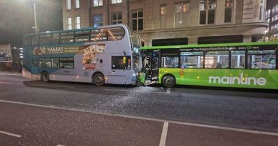 Multiple people injured as two buses crash head on in 'extremely busy' Canal Street