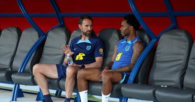 Gareth Southgate hints at attacking England XI vs France as Raheem Sterling trains with squad