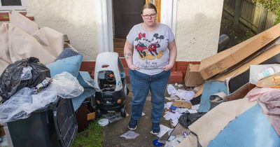 Mum 'forced to sleep in car' after moving into 'filthy' council house