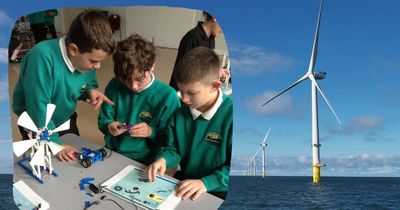 Wind energy opportunity blows into primary school minds
