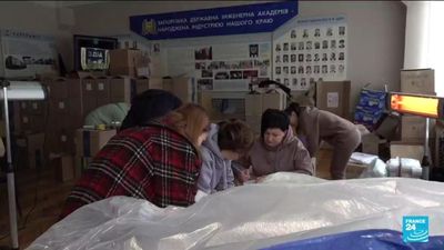 Internally displaced Ukrainians seek shelter at Zaporizhzhia centre