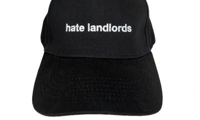 ‘Hate landlords’: slogan baseball caps turn heads on social media