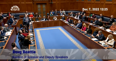 Doug Beattie 'whining' remark "clearly fell well short" of Assembly standards