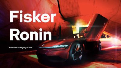 Fisker Ronin Four-Door Convertible GT Sports EV Teased Again