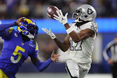 Raiders Week 14 snap counts vs Rams: Davante Adams plays full game, no catches in 2nd half